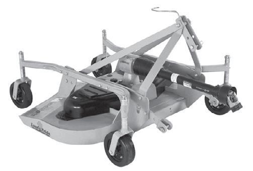 Grooming Mower FDR16 Series Grooming Mowers 15-30 HP YEAR Limited Warranty Made in USA Hitch: Cat.