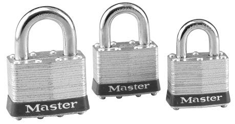 Standard s Universal Pin Padlocks and Accessories Universal Pin padlocks for keying convenience Locks pinned to customer s key in minutes. Operates with same key as Master Lock Padlocks (Nos.