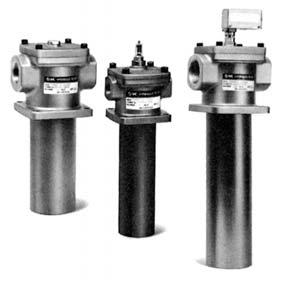 Vertical Return Filter Series FHBA RoHS The vertical return filters are designed for mounting directly on top of oil tanks for hydraulic systems.