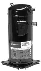 R-410A, non-cfc refrigerant is used in horizontal and vertical unit sizes 019 to 060. Unit sizes 019 to 024 use a Reciprocating type compressor.