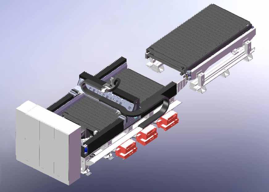 optional features lateral scrap conveyors