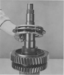 45-1o Reposition mainshaft in vise with front of mainshaft