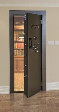 (Note: no deadbolts required on In-Swing door) Select from four textured finishes. ommercial grade, Vault Door hinges.