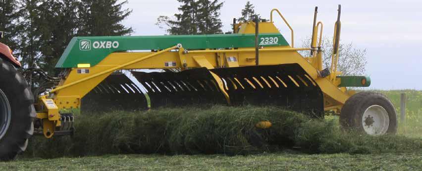 2330 & 2334 Oxbo mergers have been the leaders in the forage industry for years. Now, the next generation merger is here; the Oxbo 2330 and 2334 Forage Merger.
