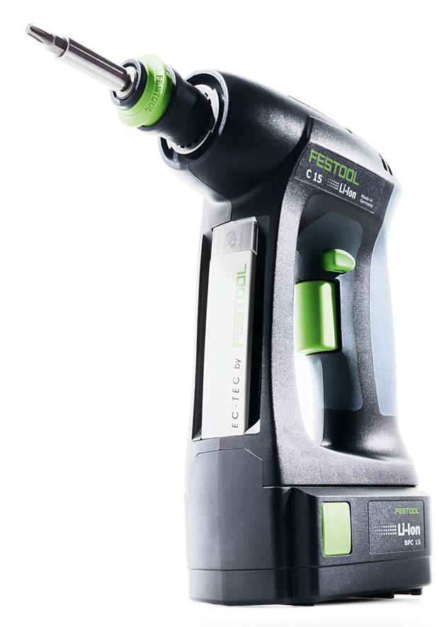 Modern EC-TEC motor technology exactly tuned to the requirements of a high-performance cordless drill Impressively handy and light for non-tiring work With integrated light on the front side for