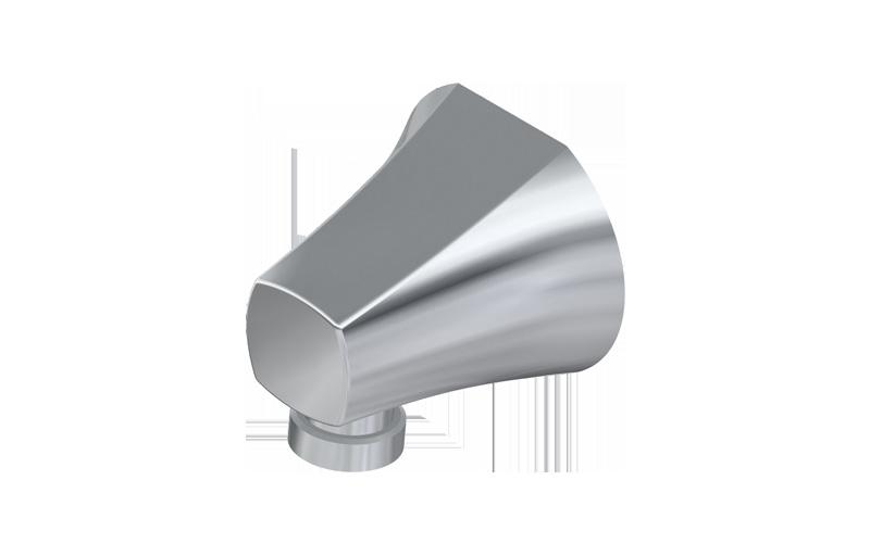 G-8653 Finezza DUE Collection Finezza DUE Wall Supply Elbow Product Features Available Finishes 1/2 NPT male thread inlet Polished Chrome G-8653-PC Brushed Nickel G-8653-BNi Polished Nickel