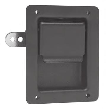 paddle latches No. 9750-U Automotive style paddle latch designed for triggering remote latching point with rods or cable.