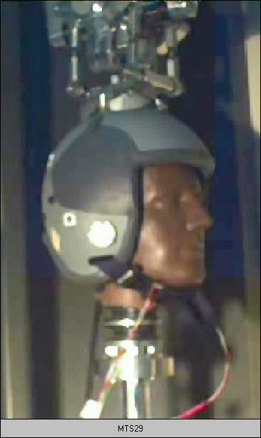 downward out of helmet Load cells in manikin neck (internal) and top of bracket (not shown) 15 ICNS