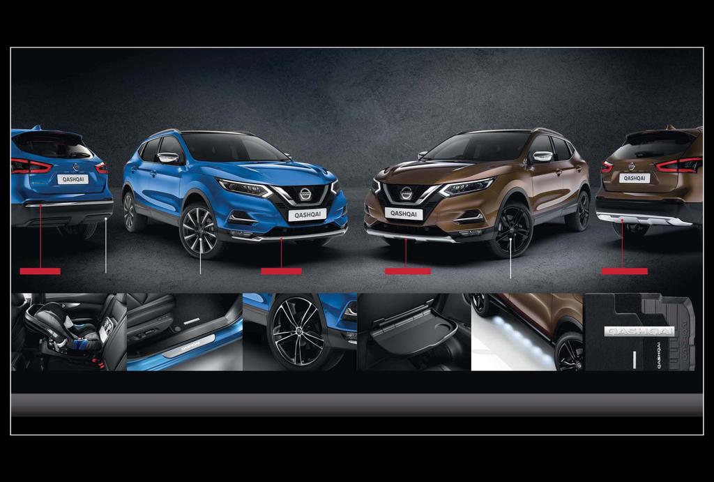 ELEGANCE PACK REFINE YOUR RIDE. Pack your New QASHQAI with elegance and refinement.