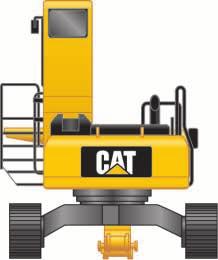 cab 214 mm (17'1") Operating Height with FOGS 374 mm (17'8") Operating Height with Cab Up to Top of Cab with FOGS 600 mm