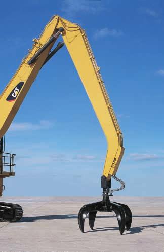 32D MH Two-Piece Caterpillar Front Linkage Caterpillar 32D Material Handler fronts are purpose designed and built for excellent reach, flexibility, and lift performance to meet all requirements of