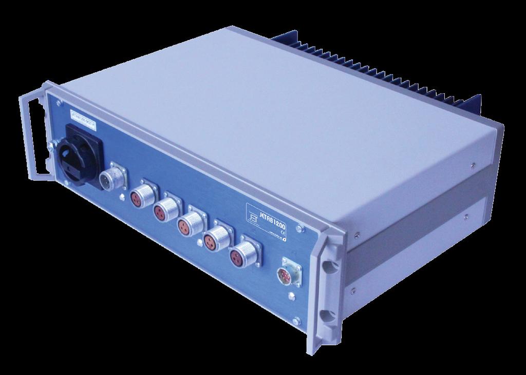 Communication over RS422 allows sending diagnostics to customer s equipment and receiving commands to operate the power block and set its output voltage real-time.