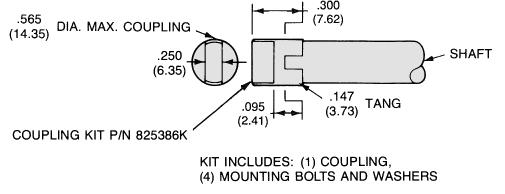 Dimensions Series D Dimensions 4-Bolt Mounting