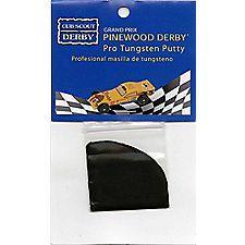 Pinewood Derby Tungsten Putty Weight (Lots of new options for weights!) $7.99 Another exciting new addition to our official line of Pinewood Derby car accessories!