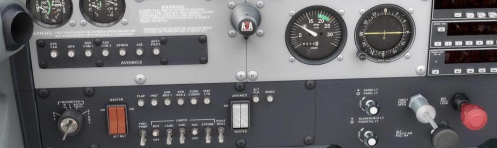 3.3. Starting the engine Turn ON the battery switch. For safety reasons, turn ON the navigation light to notify people around your aircraft that the battery is on.