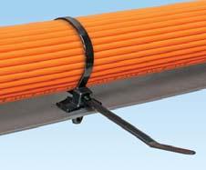 Pan-Ty ELECTRICAL SOLUTIONS Releasable Wing Push Mount Ties Ties Natural nylon material for indoor use Weather resistant material has greater resistance to damage caused by ultraviolet light indoor