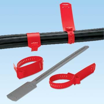 Ties Marker Straps Polyethylene Identify and code telephone and fiber optic cable Eliminate the need for costly and cumbersome lead marking tags