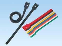 Tak-Ty Hook & Loop Ties Soft, premium material is safe to use on high performance cabling protecting against over-tensioning Broadest selection of durable designs and sizes to meet your application