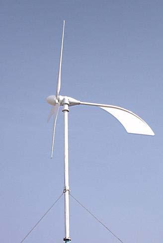 WIND MILL 2000W 96V+STAND Small Wind Turbine: Descriptions: Traditional small wind generator at high speed(tail protection type),requires to fold the tail or yaw so that to control the SWT rotating
