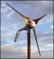 Common power sources: Wind turbines