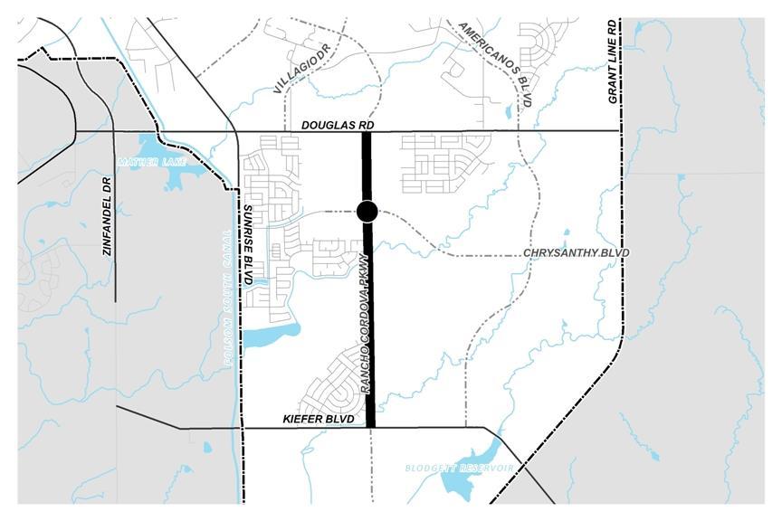 2015/2016-2020 Capital Improvement Plan Rancho Cordova Parkway (CP07-2035) Douglas Road to Kiefer Boulevard Project Budget: $7,380,000 Anticipated Completion Date: