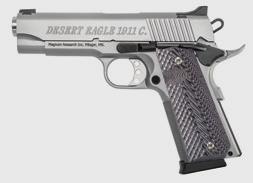 DESERT EAGLE 1911G STAINLESS.45 ACP 8 ROUND Barrel: 5.01 Length O/A: 8.63 Height: 5.25 Slide Width: 1.28 Weight: 36.