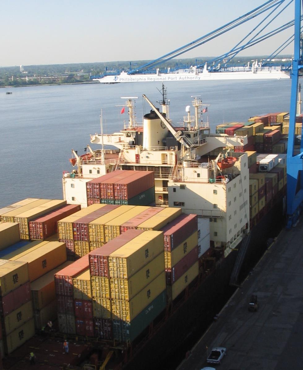 Background: Philadelphia Region Marine facilities on the Delaware River worked
