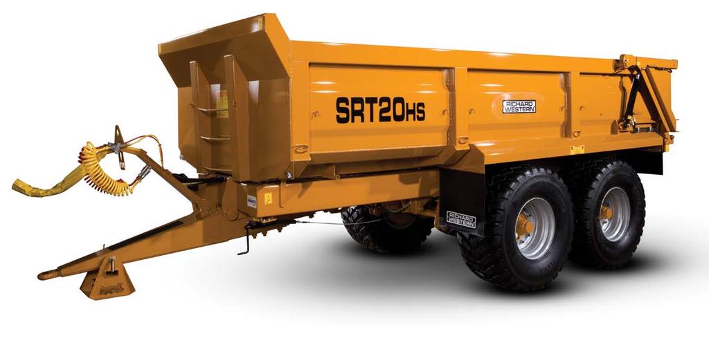 STONE AND RUBBLE TRAILER Model shown includes optional equipment at extra cost HEAVY DUTY TRAILERS FOR MOVING STONE AND RUBBLE AVAILABLE IN 20 AND 24 TONNE MODELS WITH THREE BODY SIZE OPTIONS.