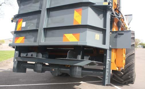 MAXIMUM OUTPUT With the hydraulic canopy doors fully