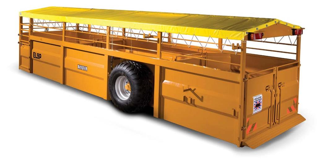 EASY-LOAD LIVESTOCK TRANSPORTER EL9P Model shown includes optional equipment at extra cost A RANGE OF DROP BED LIVESTOCK TRANSPORTERS FOR TRANSPORTING ALL TYPES