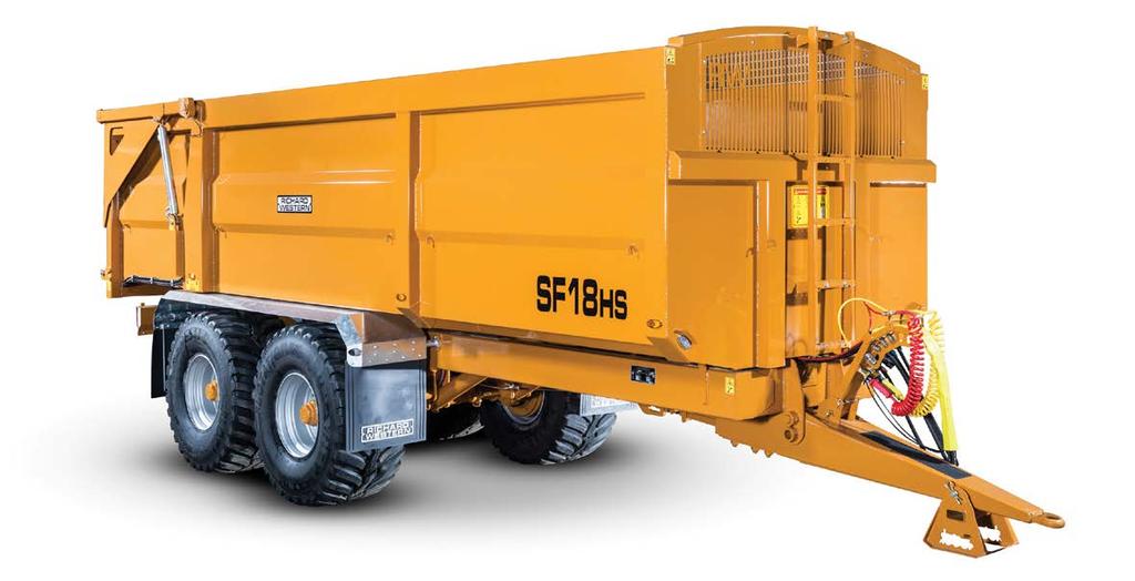 SUFFOLK TRAILERS SF18 Model shown includes optional equipment at extra cost The Suffolk trailer is a heavy duty monocoque trailer using modern design features to optimise strength to weight ratio.