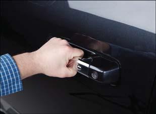GETTING TO KNOW YOUR VEHICLE To Unlock From The Driver's Side: With a valid Passive Entry key fob within 5 ft (1.
