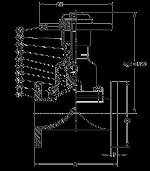 ART 520/530 1 /2-8 Diaphragm Valve Weir Type Features Flange PN10/16 (520) or ASA150 (530) Cast Iron Body Unlined Rising Handwheel Indicator Bonnet Diaphragm Available Grade A - Natural
