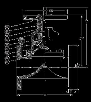 ART 520/530 10-14 Diaphragm Valve Weir Type Features Flange PN10/16 (520) or ASA150 (530) Cast Iron Body Unlined Non Rising Handwheel Bonnet Diaphragm Available Grade A - Natural Rubber Grade EP -