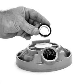 wear. Step 5: Inspect the valve seat, valve seat o-ring, and valve ball from intake manifold.