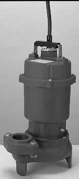 Drain submersible pump SVC model Applications Drainage of polluted water including sewage and solids in sewage tank of a building Relay tank for wastewater from factory and industrial facility Raw
