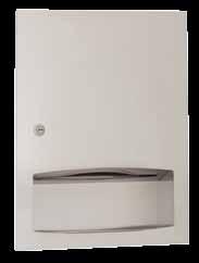 Towel Dispenser SCAL-169-R Recessed Combo Towel Dispenser/Waste Receptacle