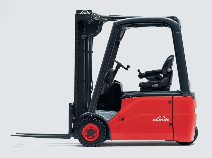 physical demands on the operator 3 Compact ergonomically designed steering wheel 3 Linde close coupled steer axle for outstanding maneuvrability Linde twin accelerator control 3 Seamless, rapid