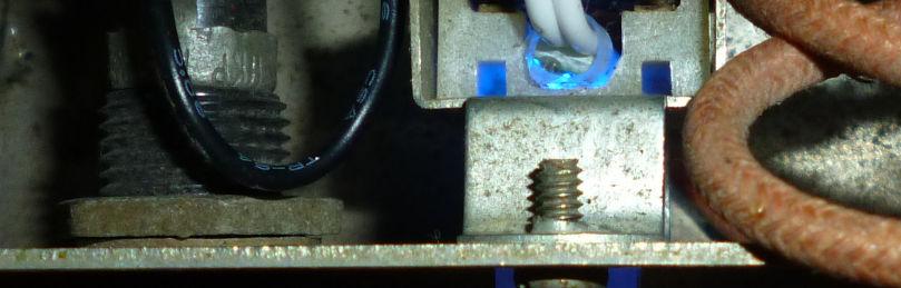 caused by solder blobs or other