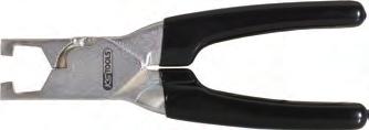 Universal fuel pipe pliers for compression coupling For correct opening of fuel pipe