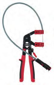 is reduced with strong clamps With quick change system for Bowden cable replacement