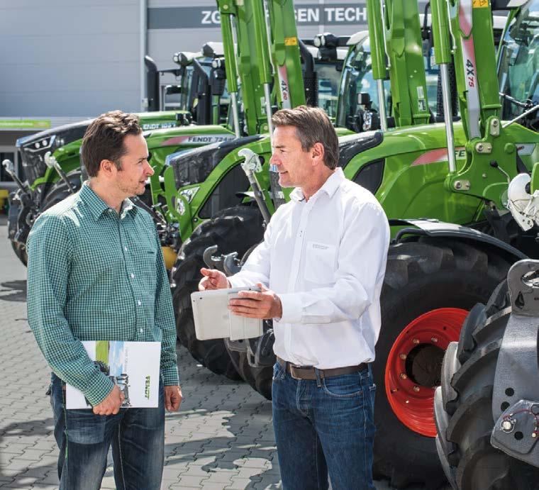 FENDT 200 V/F/P VARIO: SERVICE My partner always there for me Investment with high value retention Those who invest in a tractor, also invest in the future.
