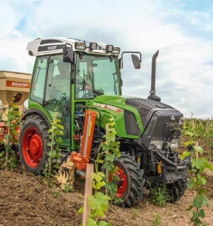 Fendt 200 P Vario The special tractor with wider axles and higher lift capacities from 1.68 m outer width.