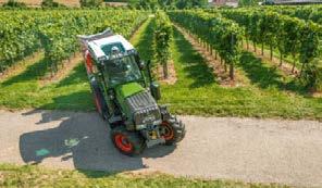 Power on all wheels In addition to the permanent 4WD, the Fendt 200 V/F/P Vario also has automated 4WD.