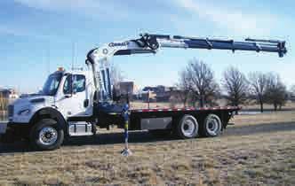 SPEC 61 KNUCKLE PTC Regular Cab & Chassis, Knuckle Boom, Crane - 6 Hydraulic Extensions - 50 6 Horizontal Reach - Capacity at Full Horizontal Reach is 2513 lbs. - Capacity at 20 is 7550 Approx.