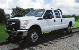 SPEC 25 PICKUP Crew Cab Full Size Pickup w/8 Bed, 4WD w/ - Hydraulic Operation - Steel Tread Guide Wheels - Rail Sweeps, Front - Sight Rods (if applicable) - String Alignment - Track Tested - FRA