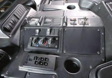 Tilt steering wheel enhances operator