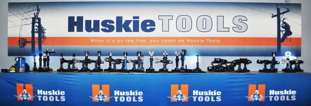 Huskie Tools Quality Advantage VERSATILE Small, portable Huskie Tools hydraulic cutters and compression tools eliminate the cost and labor time required for cartage and set up of cumbersome equipment.