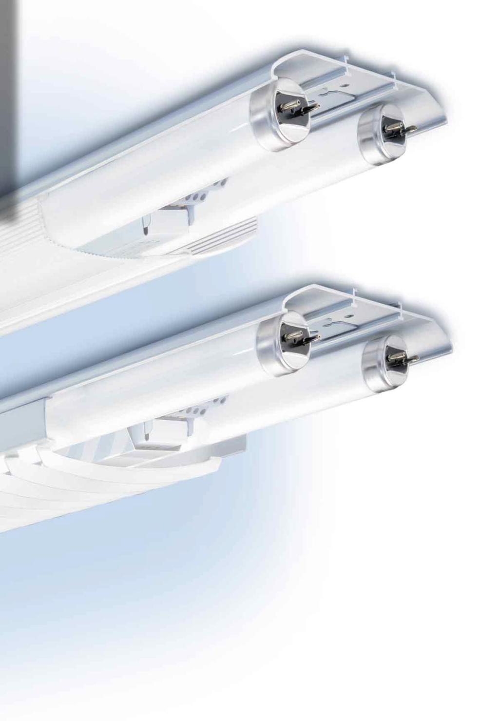 A bright idea: innovative LUMILUX lamps LUMILUX DUO luminaires are equipped with LUMILUX fluorescent lamps in light colour 830 Warm White.