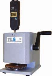18 J This bench-top tester, consisting of a cylinder with our innovative, one-handed quick clamping system and a stainless steel roller, is used to